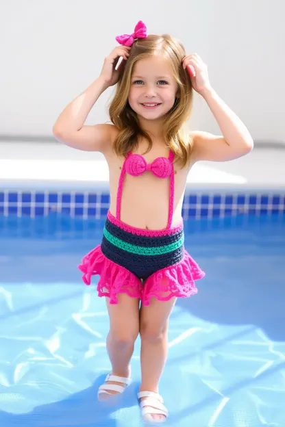 Maillots de bain crochetés pour filles pré-adolescentes