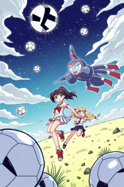 Manga dramatique des filles du ballon super