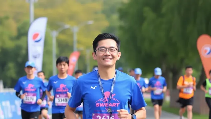 Marathon de course chaude au Viêt Nam 2025 parrainé par Pocari Sweat