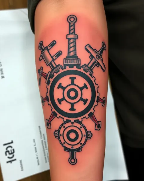 Meilleurs designs de tatouage mécanique pour les amateurs de voitures