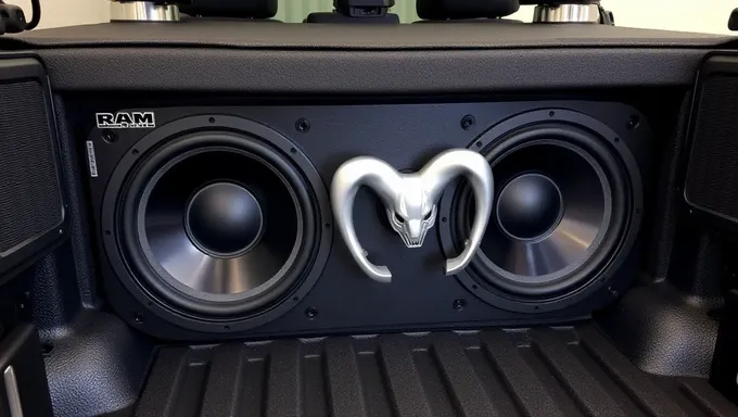 Mise à niveau de l'enceinte pour les camions Ram 1500 Big Horn 2025