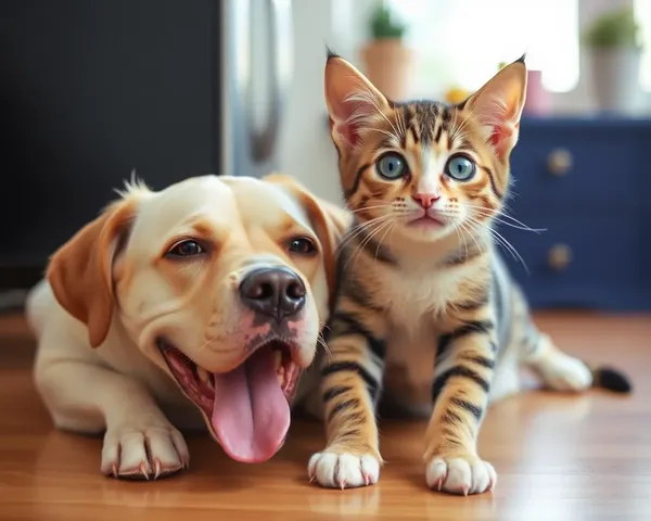 Moments hilarants avec des photos de chiens et de chats