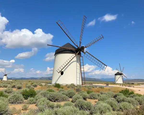 Moulin à vent de la province occidentale : témoignage de l'innovation