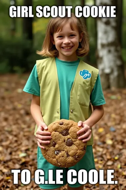 Mème des cookies de la troupe des Scouts de fille apporte le bonheur aux fans