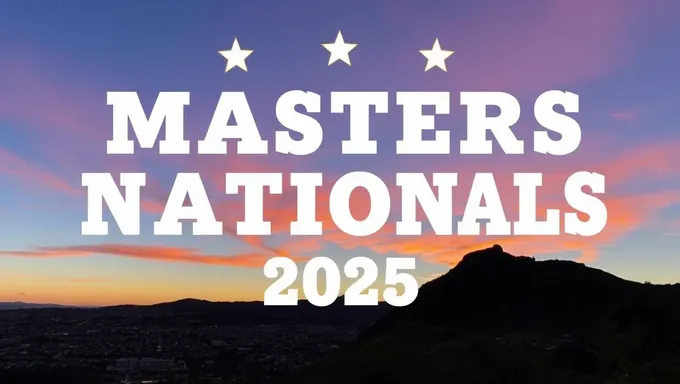 Nationales des maîtres de l'USAU 2025 annoncées