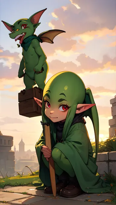 Nature curieuse du goblin de Hentai