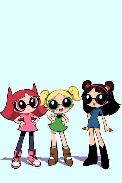 Newjeans Powerpuff Girls : Duo Dynamique