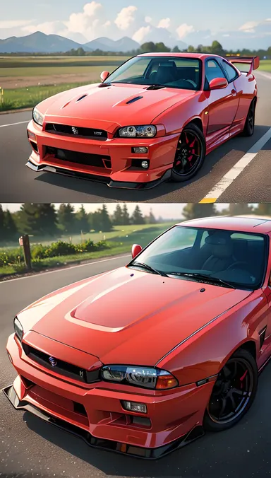 Nissan Skyline GTR R34 : Modèle GTR R34 de Nissan Skyline