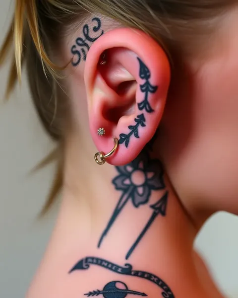 Niveau de douleur des tatouages et perforations d'oreille