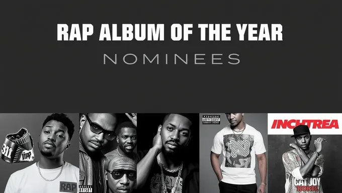 Nominés au Prix du Album de Rap de l'Année 2025 : Vote