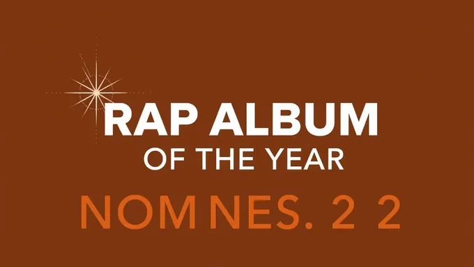 Nominés au disque de l'année de rap 2025