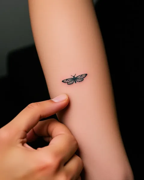 Nouveau tatouage touchant pour une expression personnelle