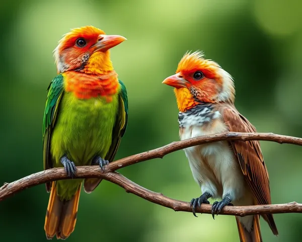 Oiseaux paisibles : conception de fond d'écran PNG