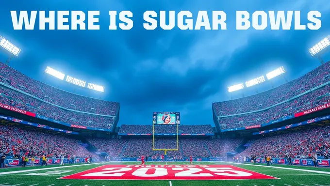 Où se Tient le Sugar Bowl 2025