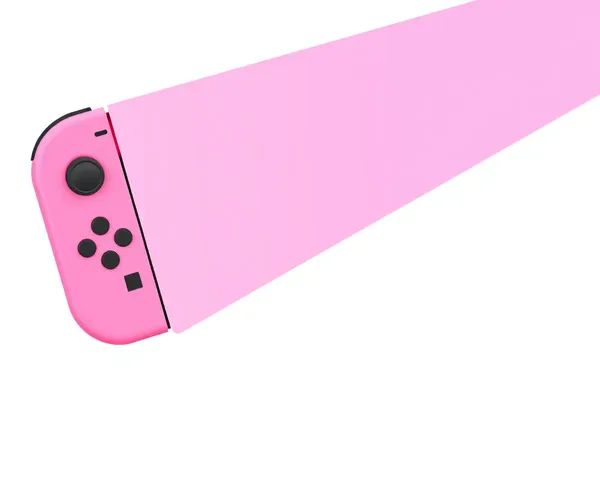 PNG Nintendo Switch en transparence rose et verte