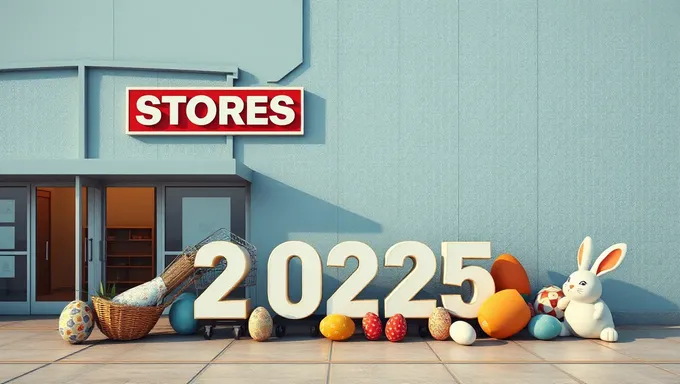 Pas d'ouverture de magasin pour la célébration de Pâques 2025