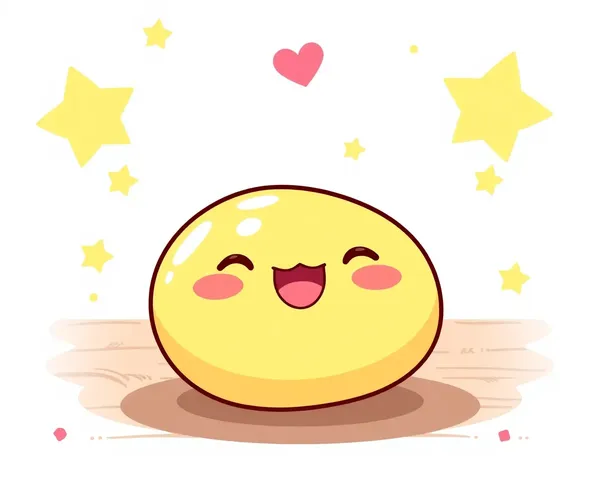 Patata Papa Kawaii PNG : conception de personnage de pomme de terre mignon