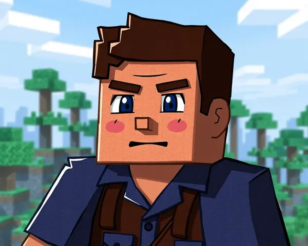 Personnage graphique PNG de Minecraft Steve