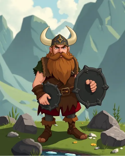 Personnages de cartoons vikings