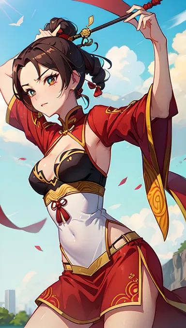 Peurs hentai d'Azula de perdre le trône du feu nation