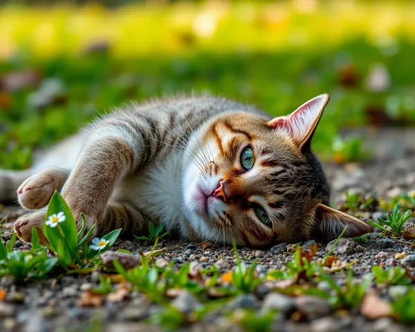 Photo de chat mort trouvé sur l'autoroute