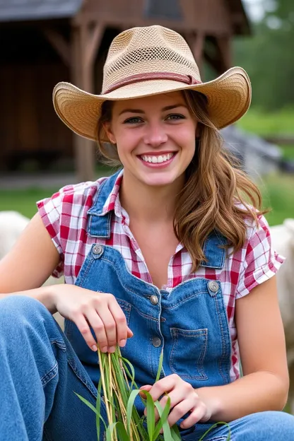 Photo de la fille de ferme nue de Jen révèle son côté vulnérable