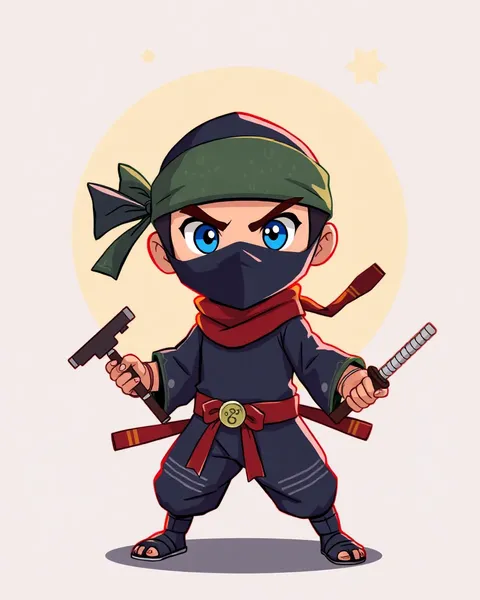 Photo de ninja cartoon : Photo histoire de ninja cartoon