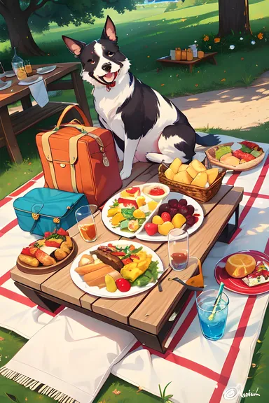 Photo de picnic animal au restaurant : un shoot de succès