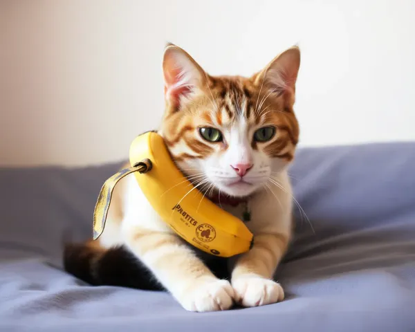 Photographies Adorables de Chat Banane