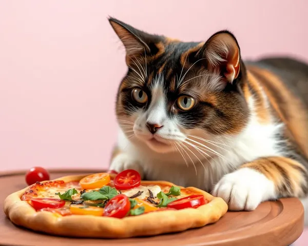 Photos de Pizza Cat Max : picnic de pizza avec un ami feline