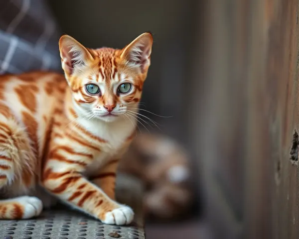 Photos de chats exotiques dévoilent des paysages divers et exotiques