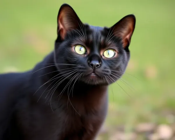 Photos de chats noirs amusantes pour des moments éphémères