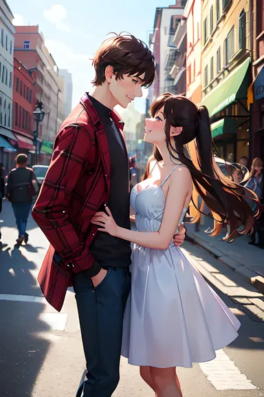 Photos de couples anime apportent de la fantaisie à l'amour