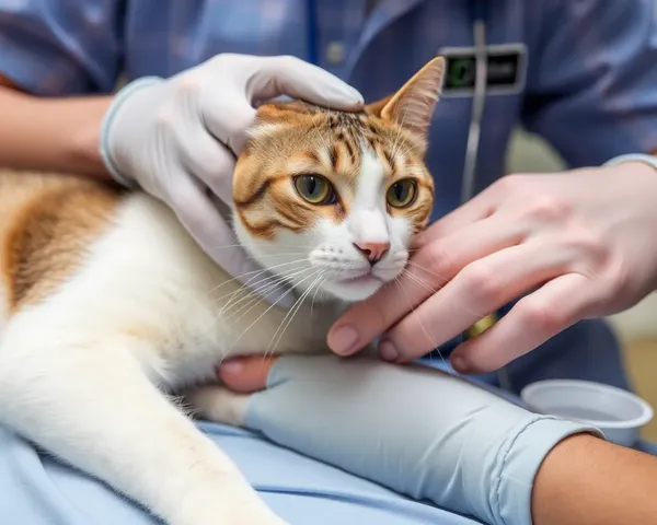 Photos de guérison de chats mâles castrés en anglais