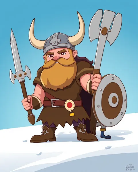 Pictures de Guerriers Viking de Cartoon