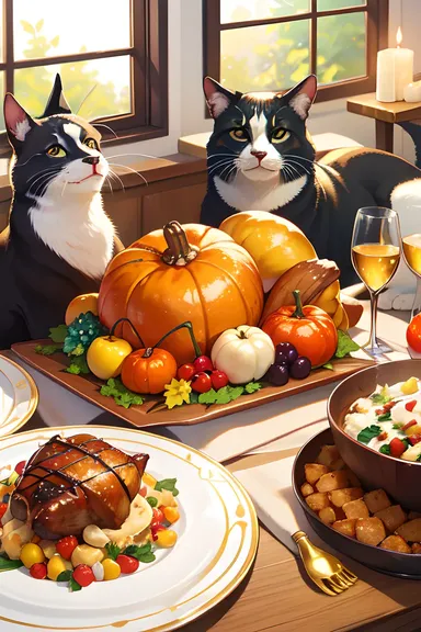 Pictures de Thanksgiving Colorées d'Animaux