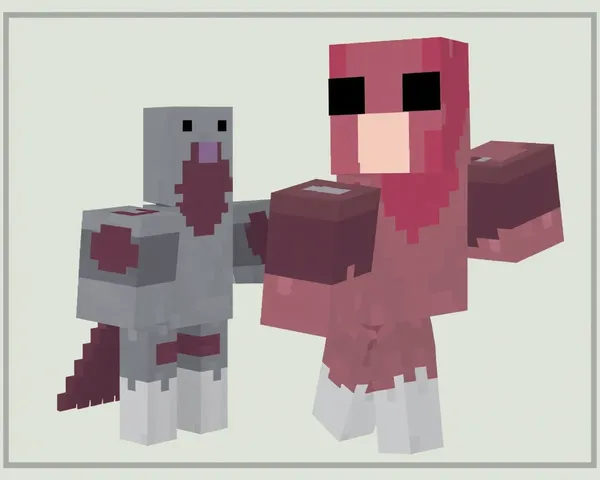 Pigeon Minecraft Skin Png Unique Designs - Conception unique de peau de pigeon Minecraft en PNG