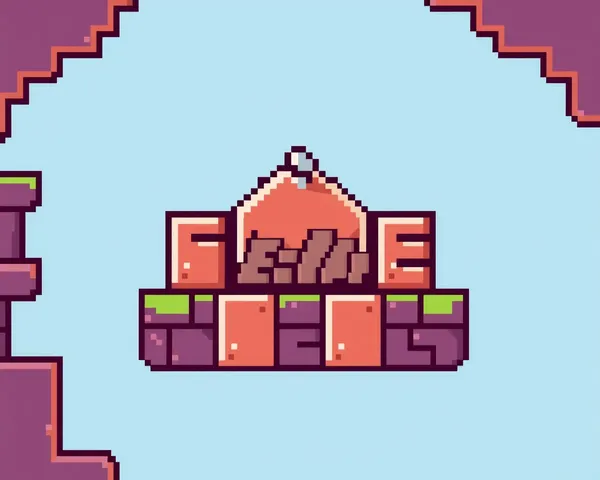 Pixel Game Button - Bouton de jeu en pixel en image de PNG