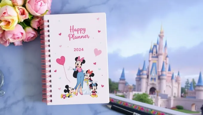 Planificateur heureux Disney 2024-2025 pour la planification