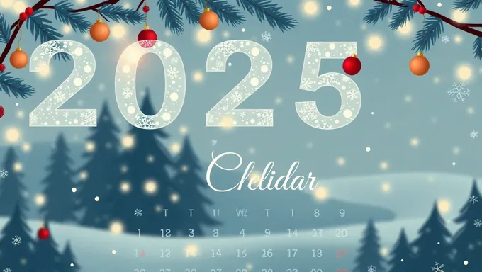 Planifiez avec le calendrier des fêtes 2025