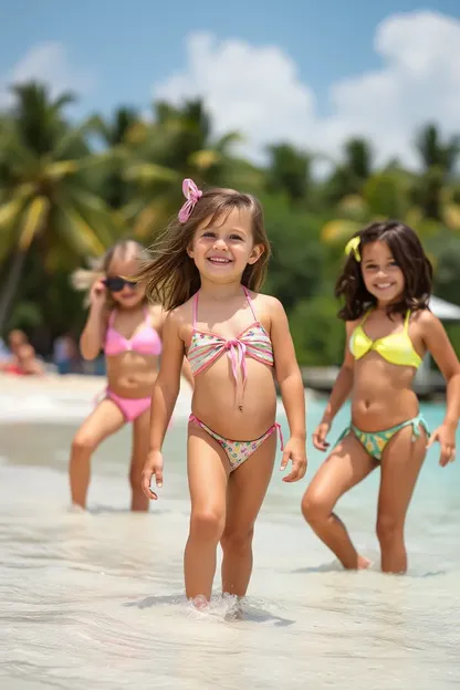 Plus de Petites Filles en Bikinis