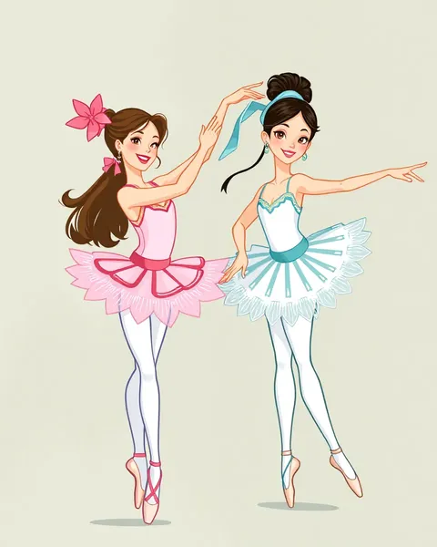 Plus de photos de ballerines de cartoon