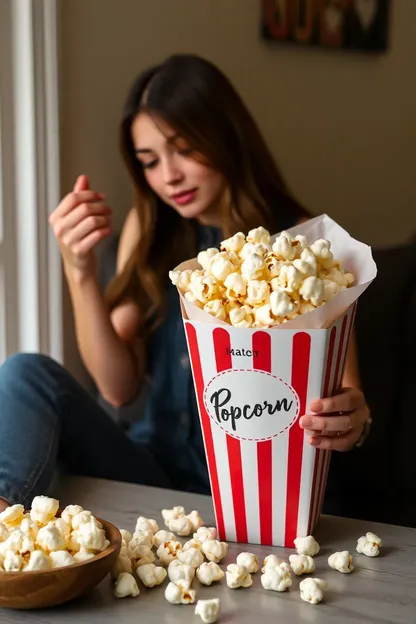 Popcorn mince Sensuelle profil de saveur de popcorn