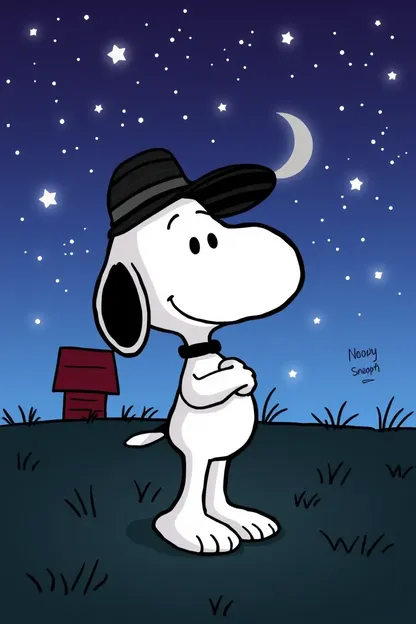 Portefolio de photos de bonne nuit de Snoopy