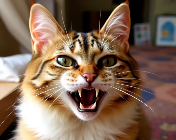 Portrait de Chat Mystérieux : Image de Félins Énigmatiques