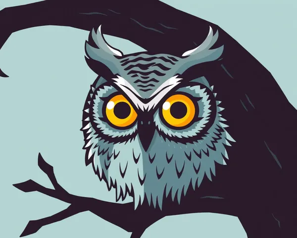 Portrait de hibou dans format d'image PNG