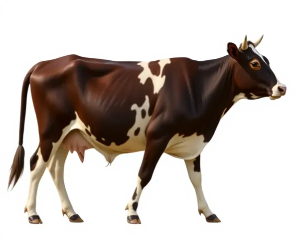 Posture unique du chat et de la vache dans le format PNG