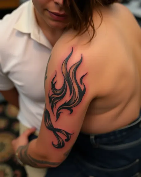 Premier tatouage de feu : expression artistique personnalisée