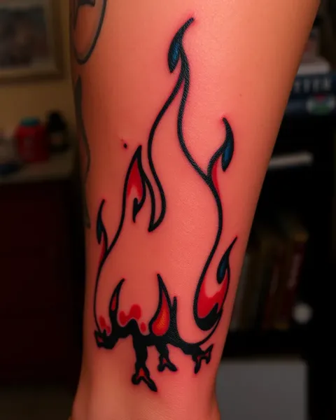 Premier tatouage de feu : un art corporel durable