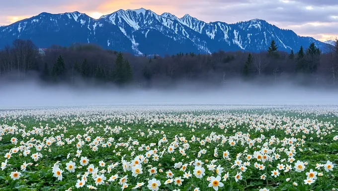 Première journée du printemps 2025 dévoile des couleurs vives